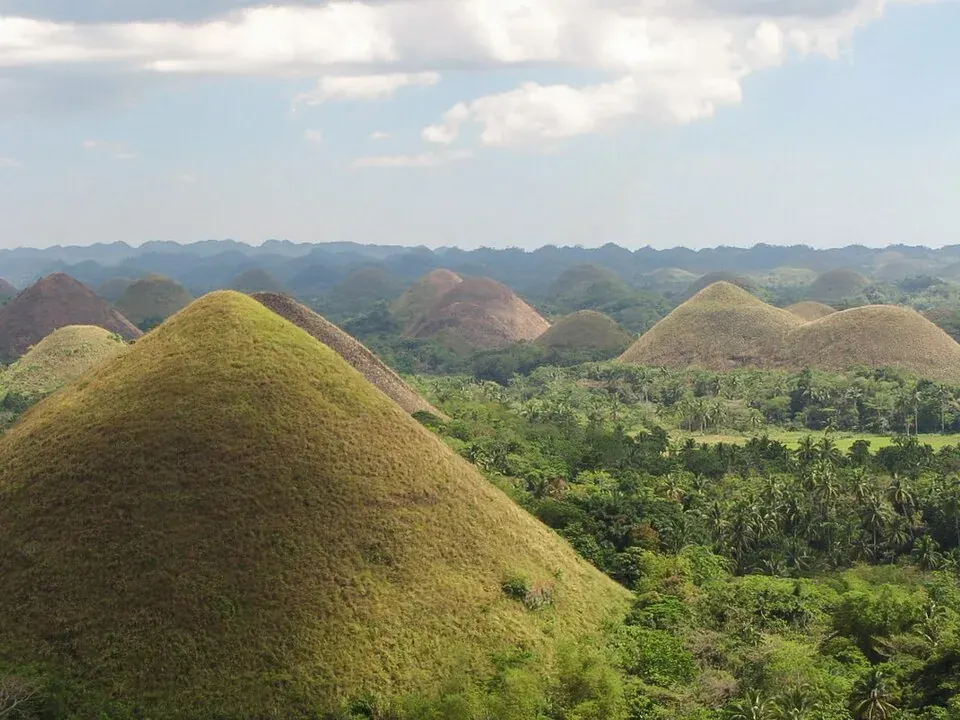 Bohol island scenery in the Philippines