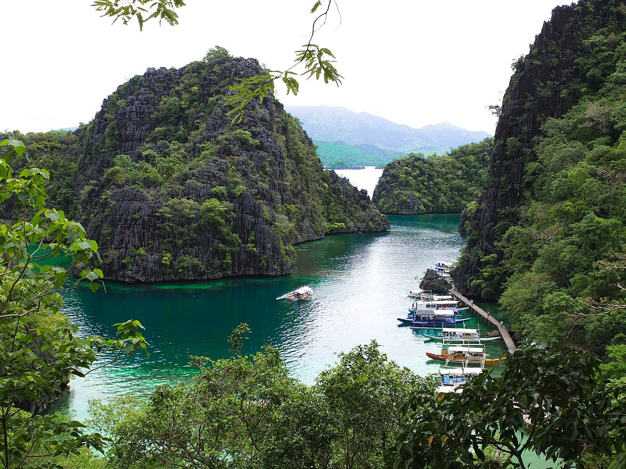 Kayangan Lake viewpoint Coron Island Palawan