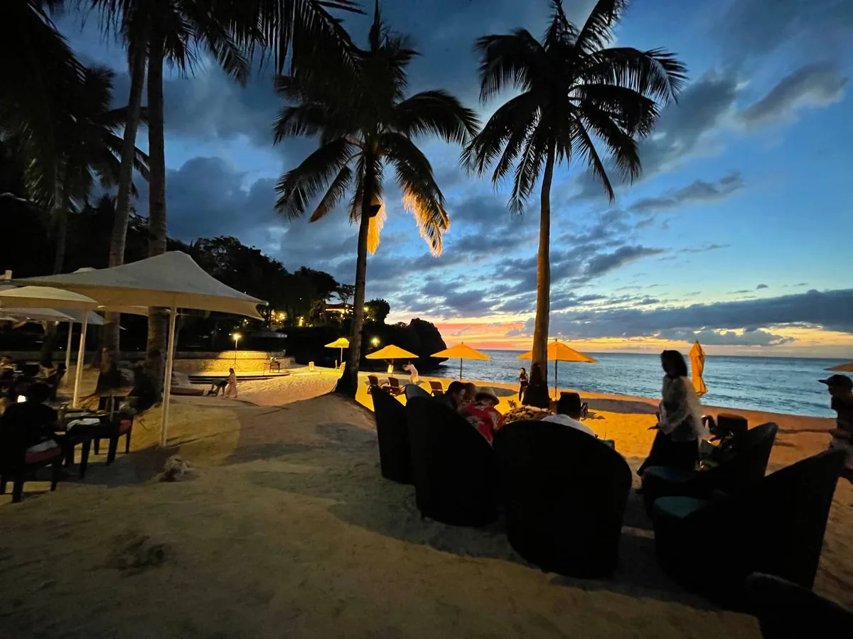 Boracay beach and turquoise water